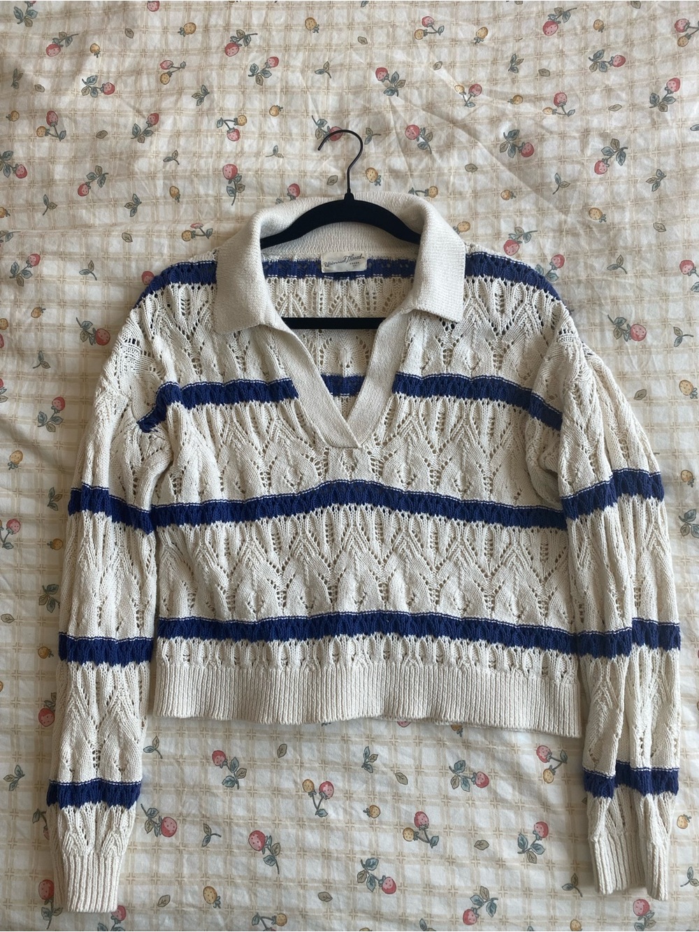 100% cotton knit sweater